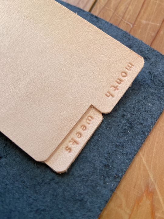 星の留めゴム システム手帳カバーミニ6穴