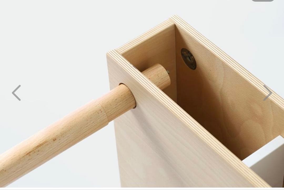 ideaco コンソールテーブル ナチュラルウッド