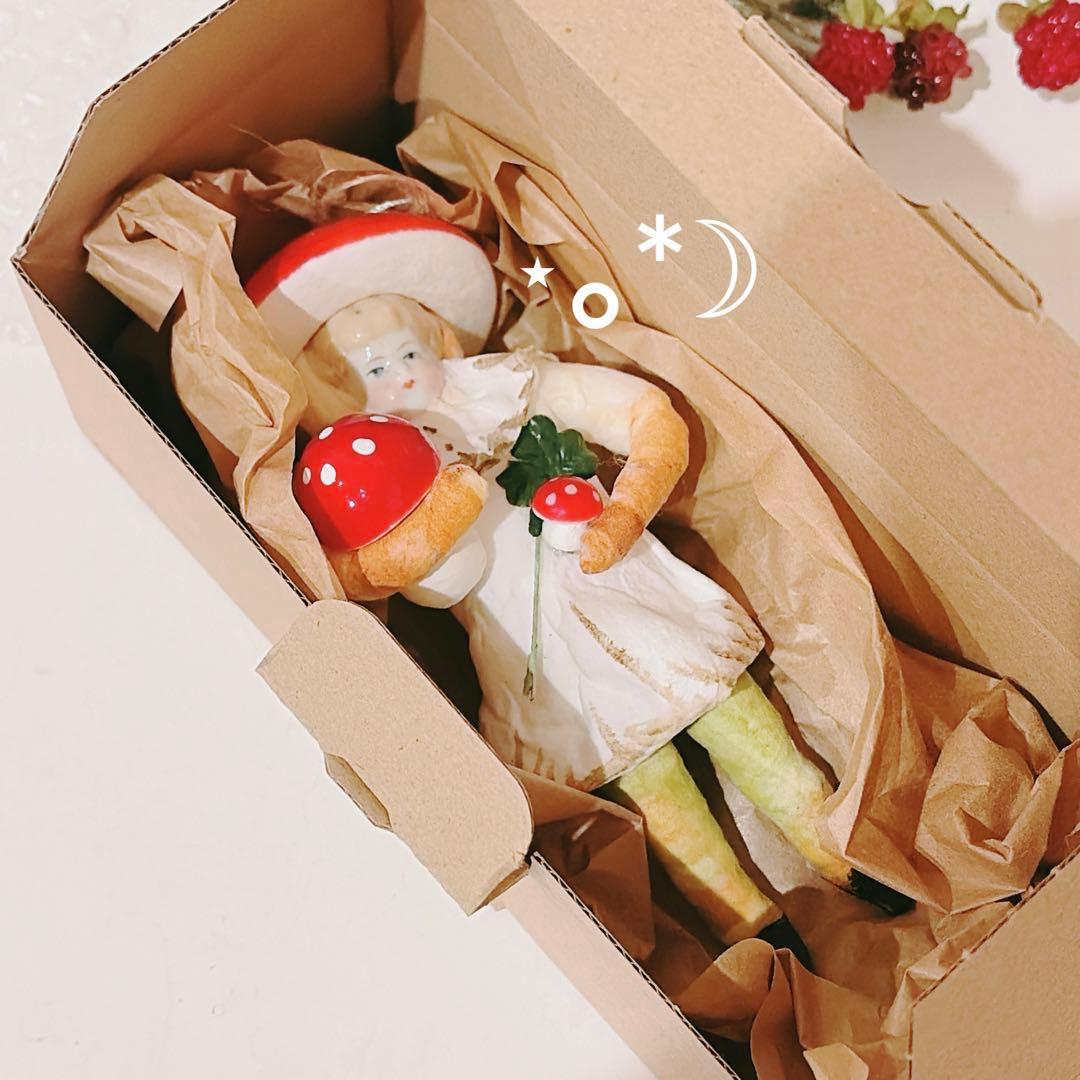 アスティエ キノコの人形 オーナメント