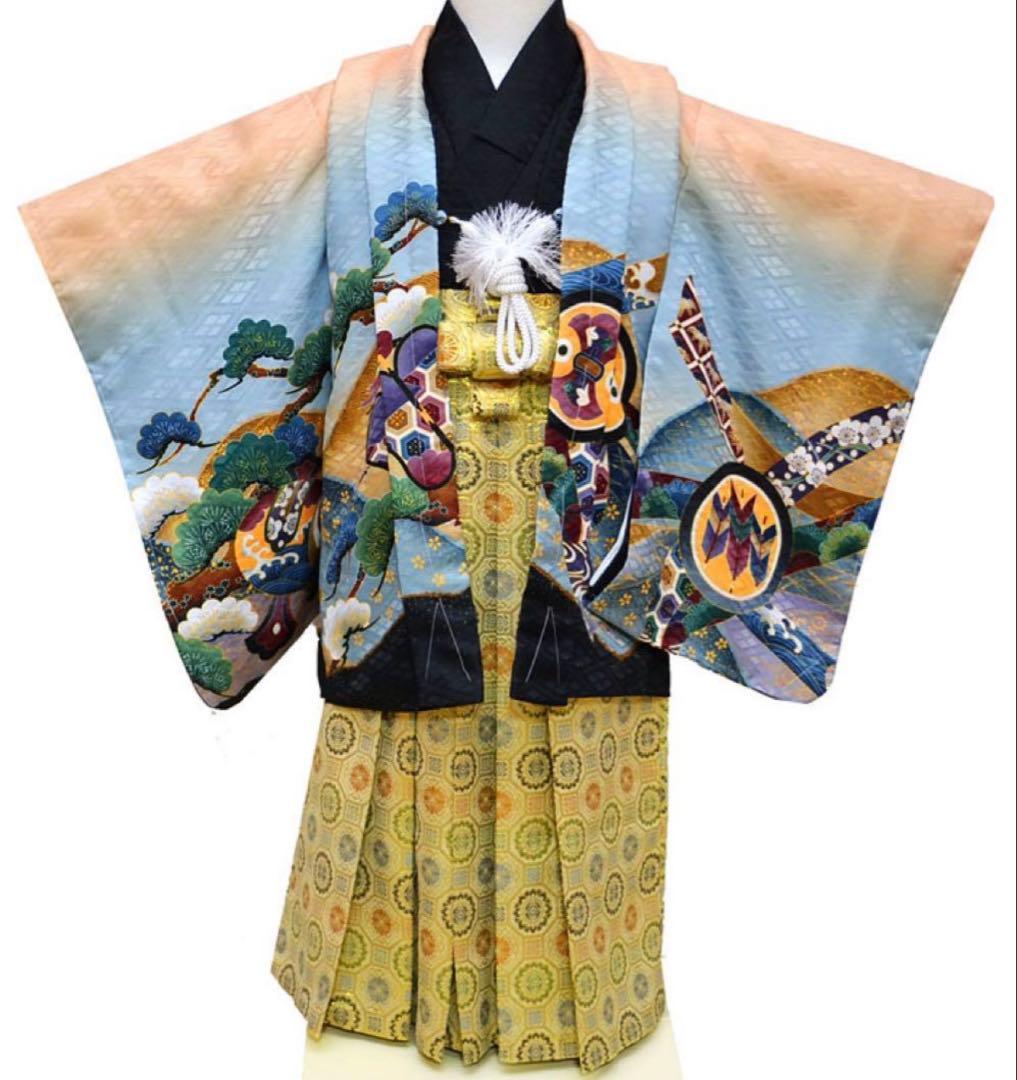 七五三 着物 男の子 袴 セット 3歳 羽織袴 フルセット 鷹