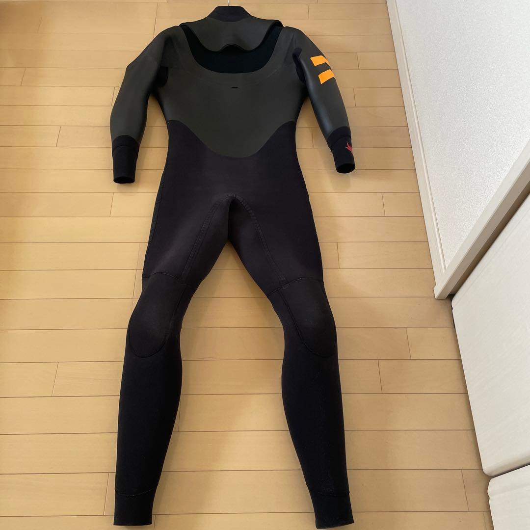 セミドライスーツ グレー/アックスクラッシックウェットスーツ　CJモデル