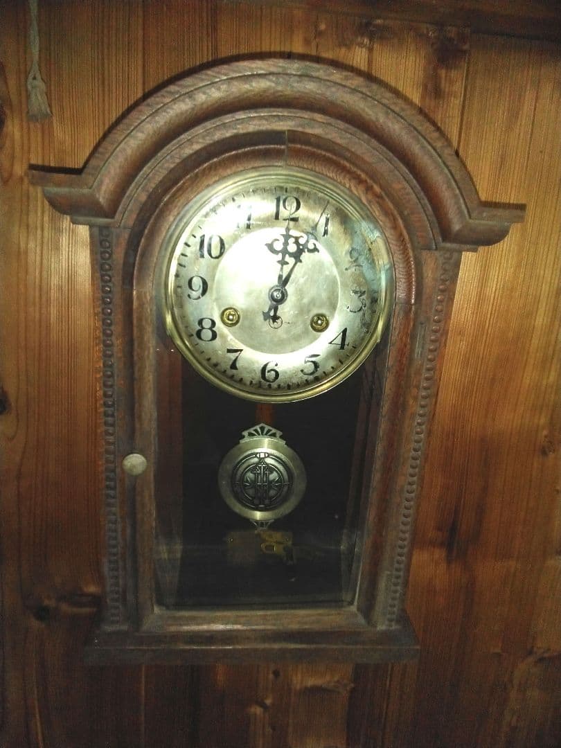 精工舎製　座敷時計　コロンボ　昭和レトロ　柱時計