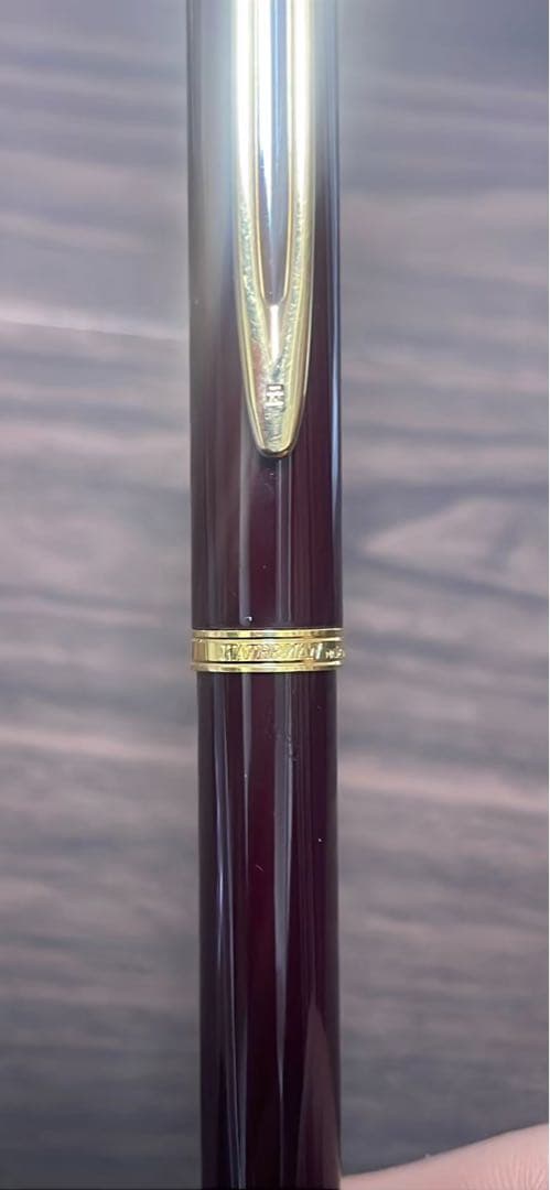 ウォーターマン 万年筆 金メッキクリップ