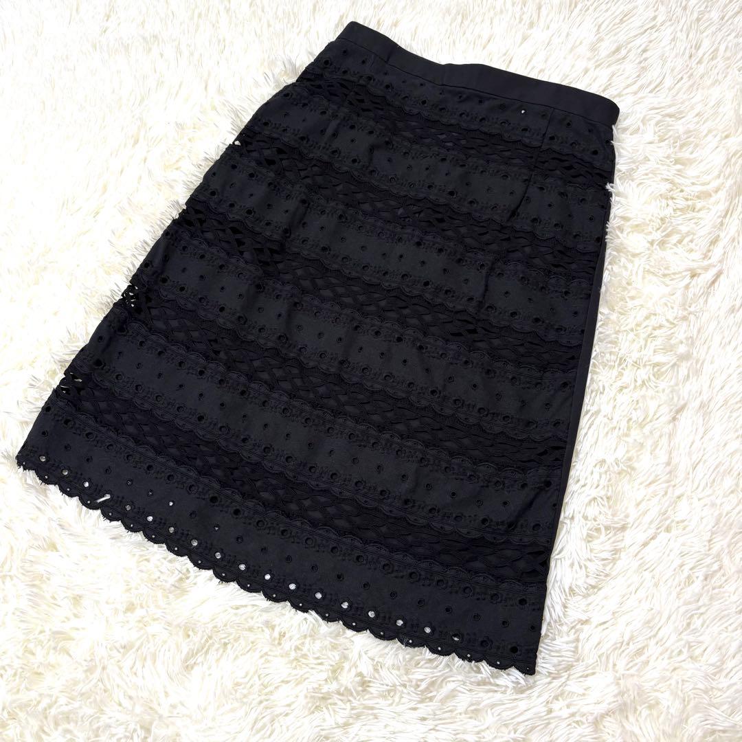 トリココムデギャルソン 編み込み 総柄 スカート 2001