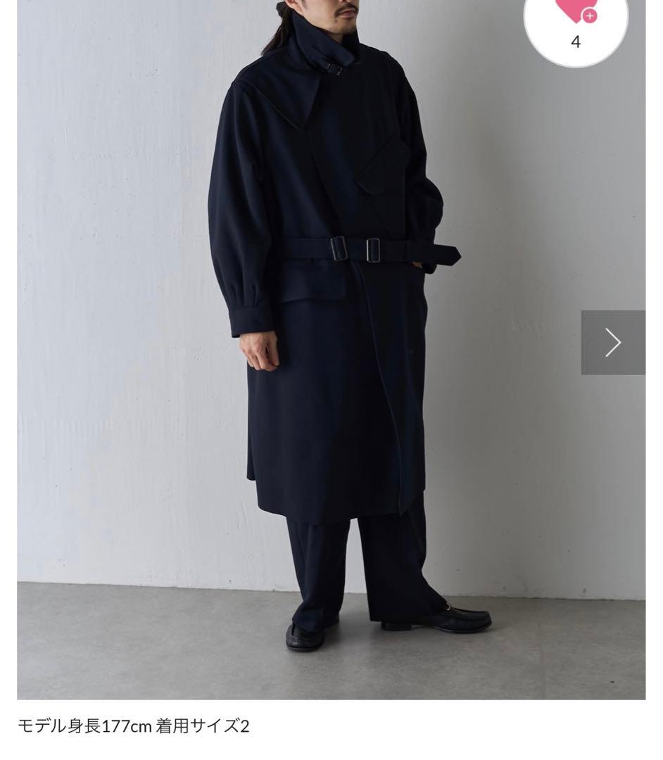 y*u様 Blurhms Wool Surge Motorcycle Coat