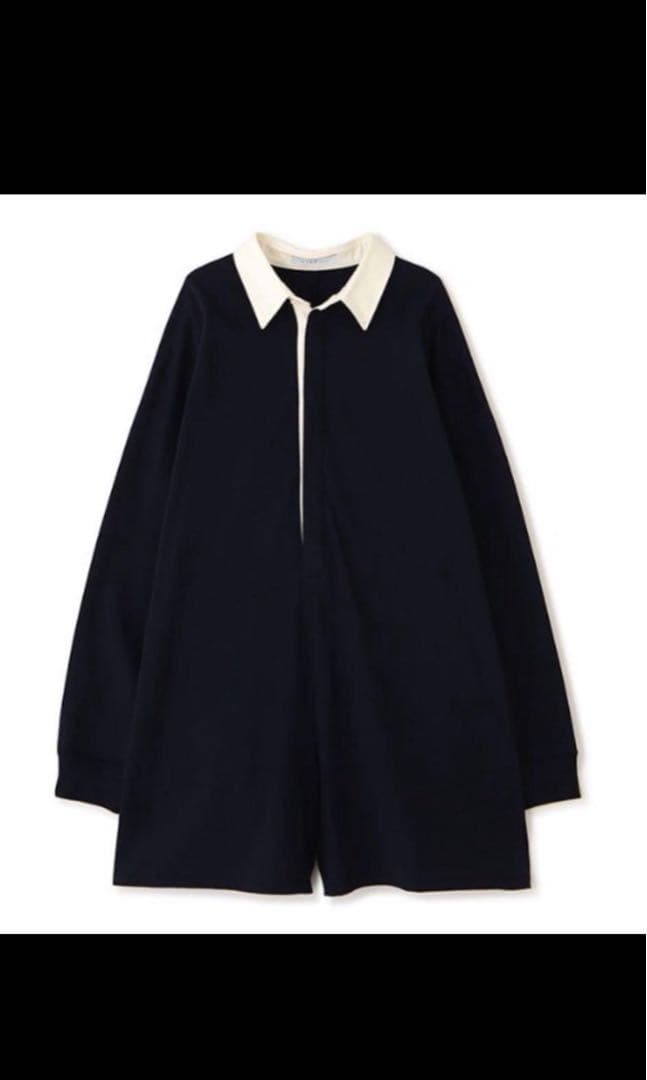 ETRE TOKYO ラガーシャツショートオールインワン　Sサイズ