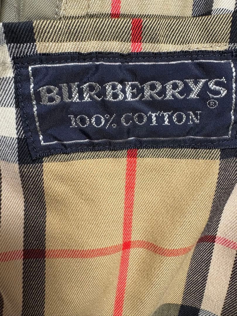 Burberry trench21 一枚袖 ハンガー付き 英国製 コットン100