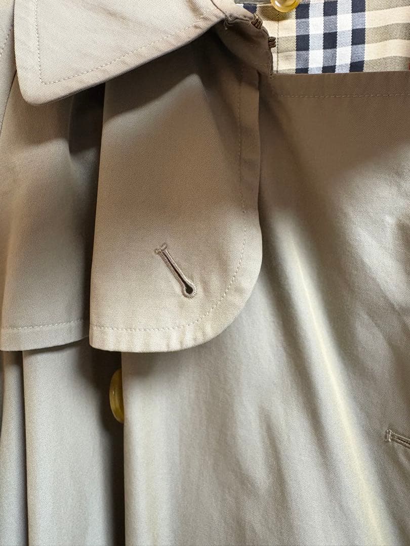 Burberry trench21 一枚袖 ハンガー付き 英国製 コットン100