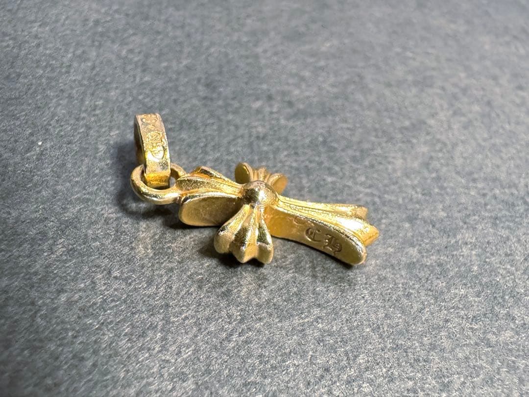 【クロムハーツ】22K CRS BBYFAT P/DMND/ベイビーファット