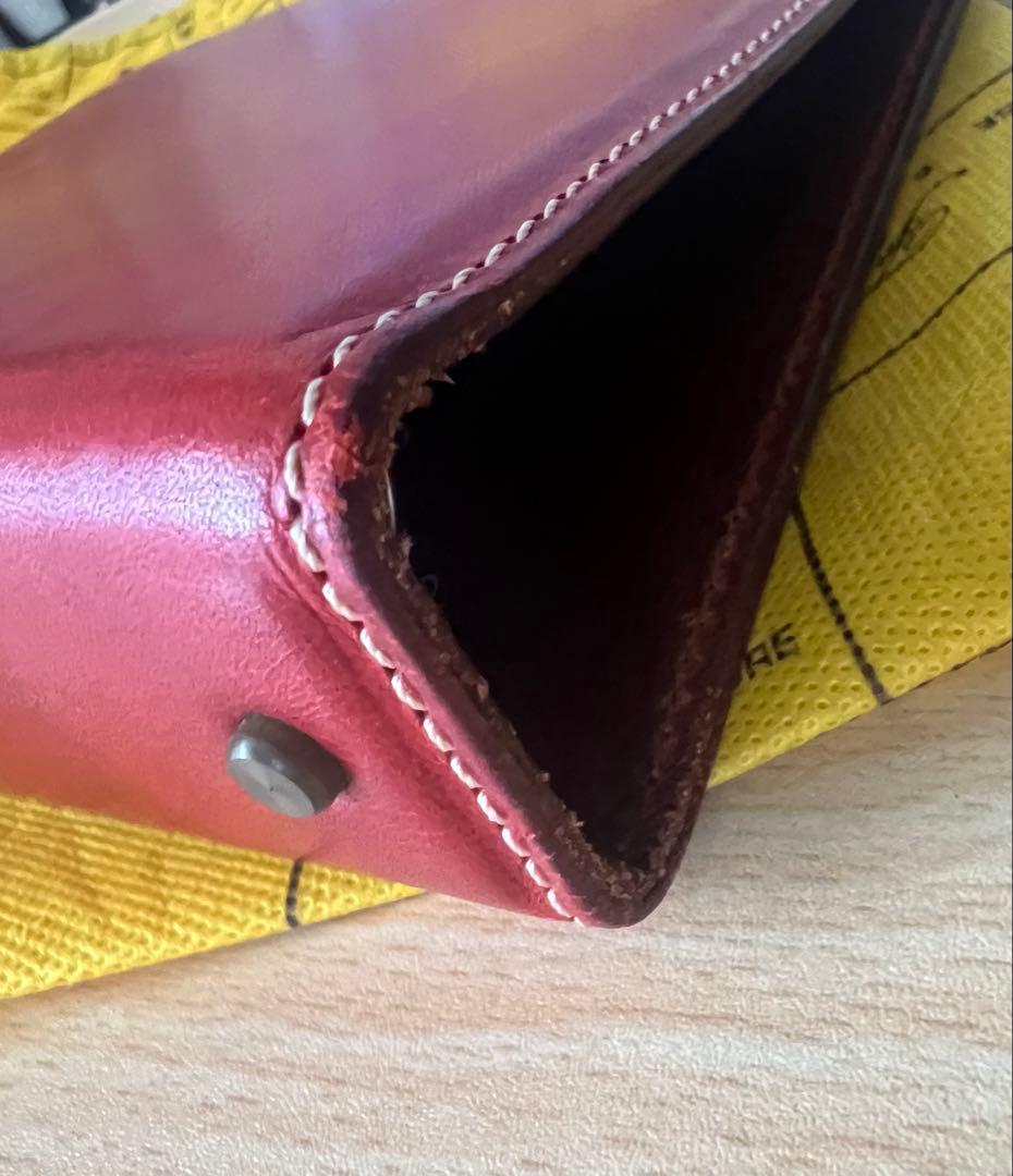 レア！イタリア製★フェリージ★レザーバインダー★A4★イタリアンレッド★牛革★