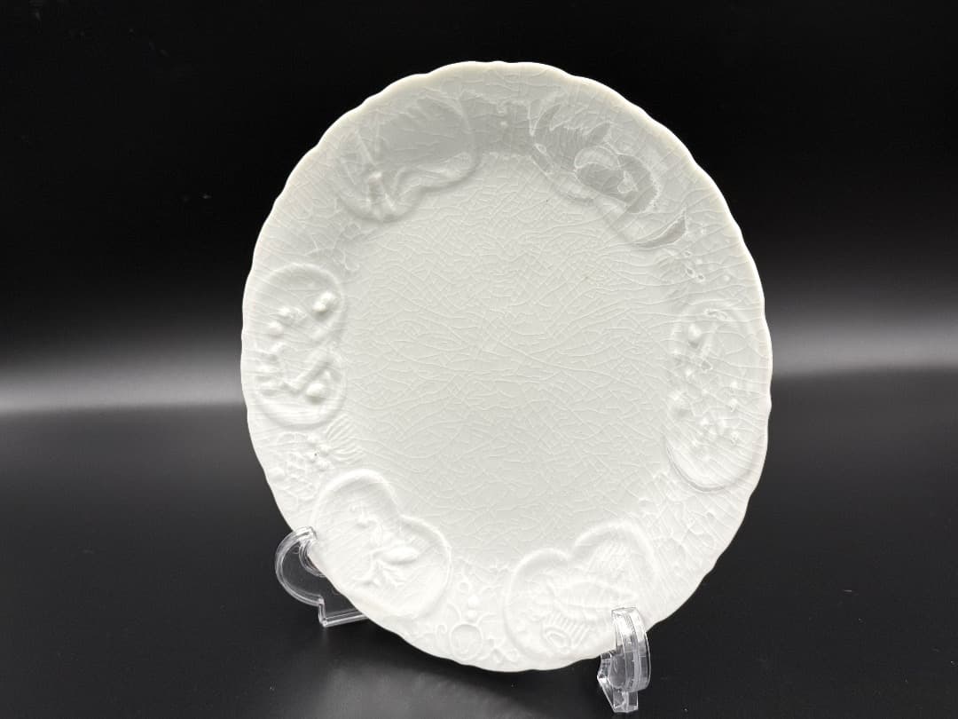 【新品 受注制作】となりの村田 白磁皿 2枚セット