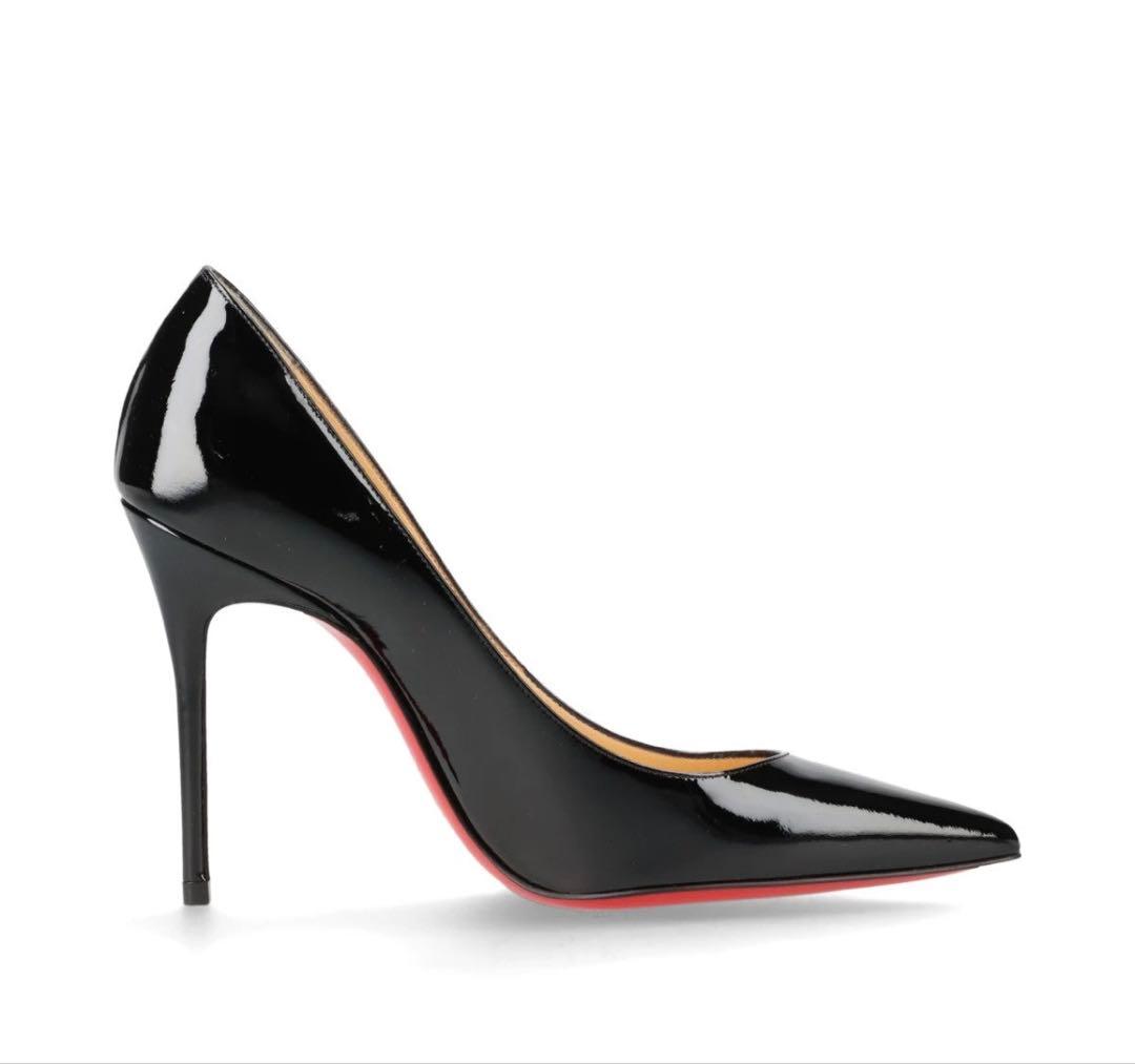 クリスチャンルブタン　パテントレザーパンプス