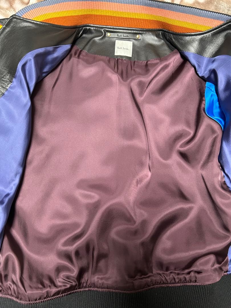 Boo　Paul Smith ラムレザー ボンバージャケット