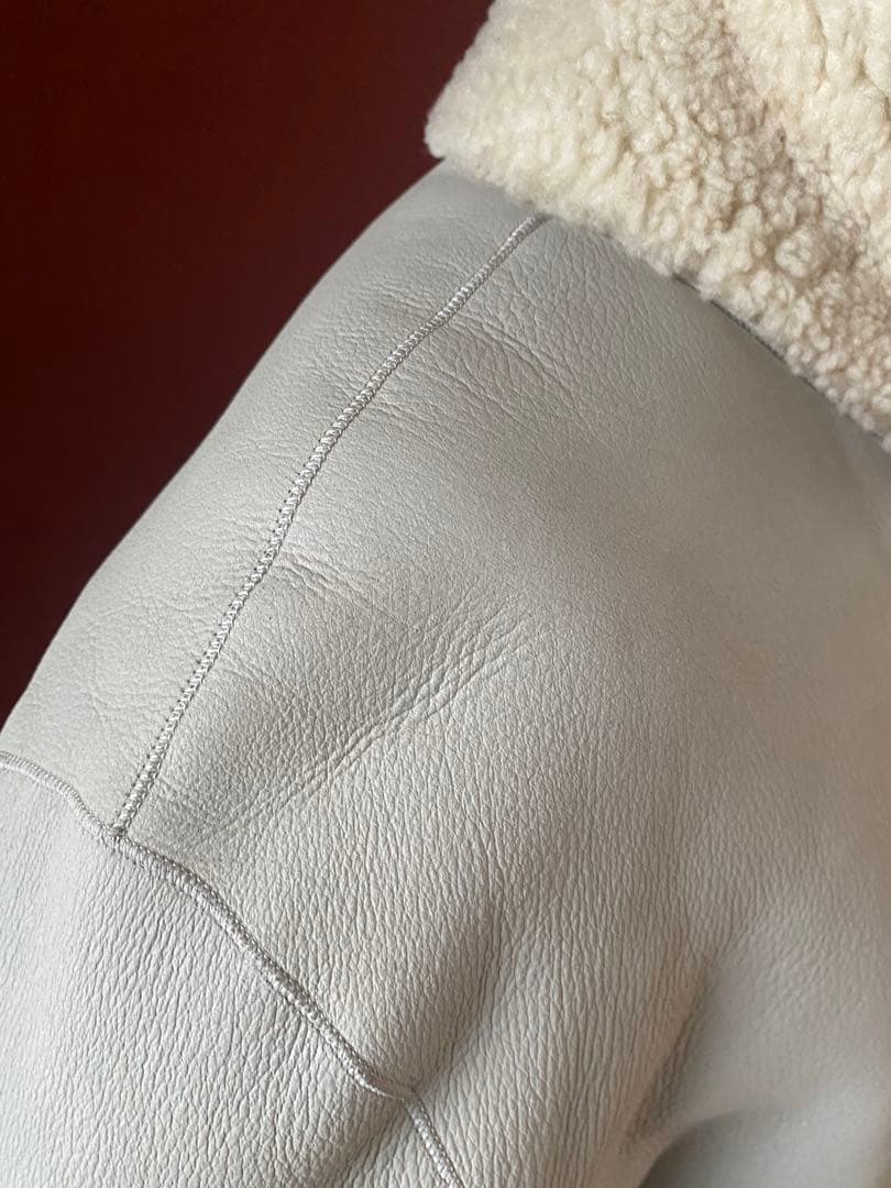 トリーバーチ TORY BURCH ムートンコート リバーシブル リアル羊革ボア