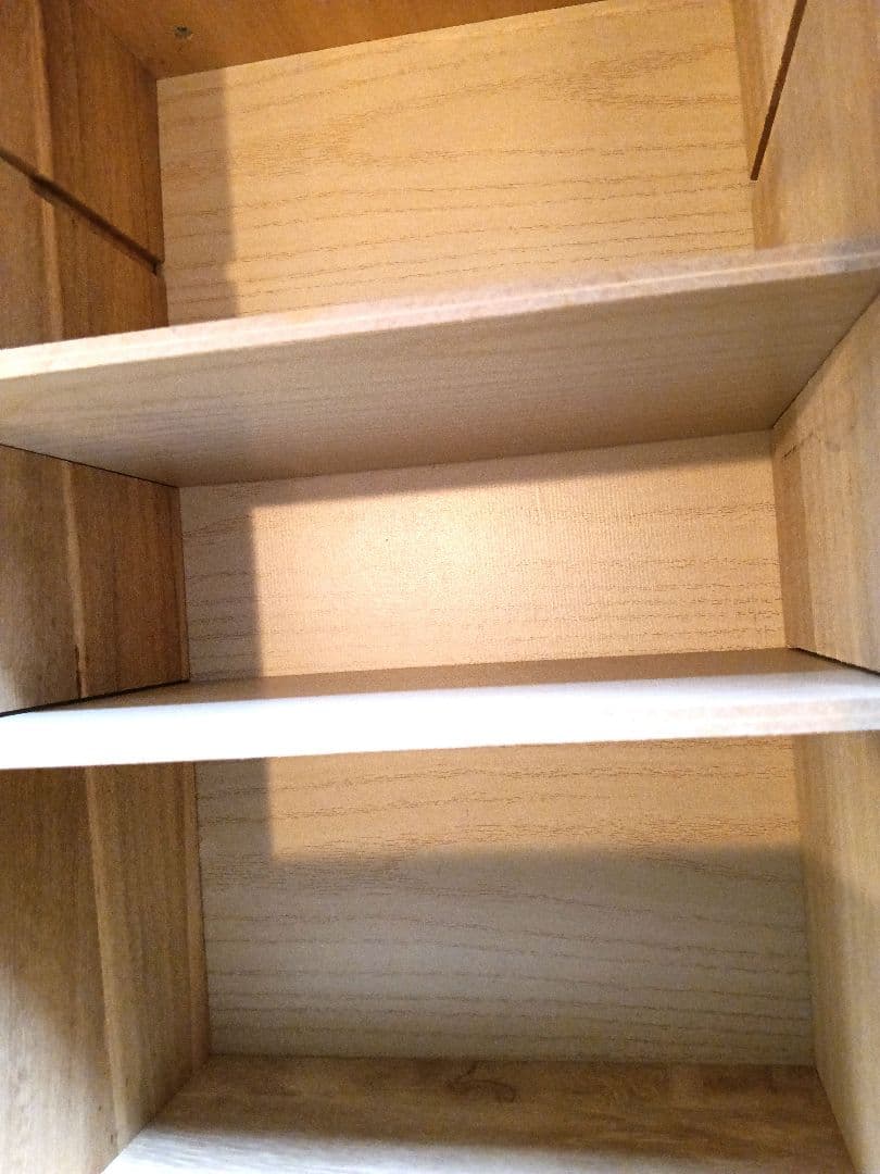 【廃盤】無印良品 MUJI パイン材 キャビネット サイドチェスト キャスター付