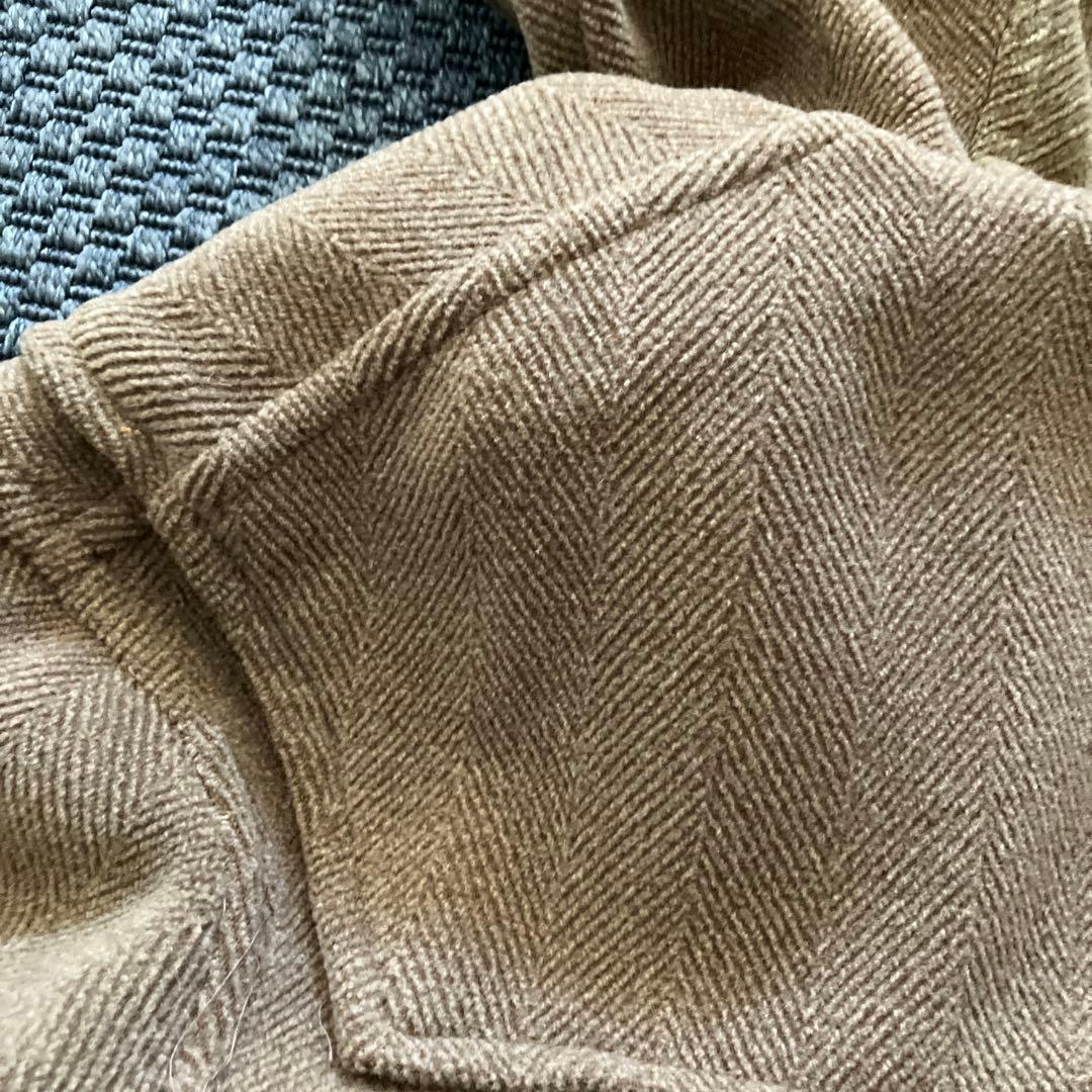 h*x様 グローバーオール　ベージュ ダッフルコートフード付き　正規品　未使用に