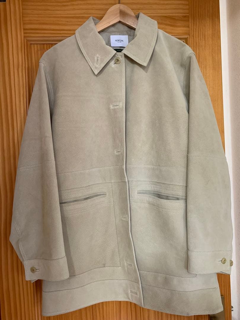 【nokcha】real suede rich jacket