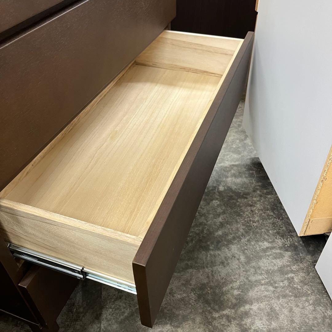 【廃盤品】◆◇無印良品◆◇木製6段チェスト◇◆タモ材◆◇ウォールナット