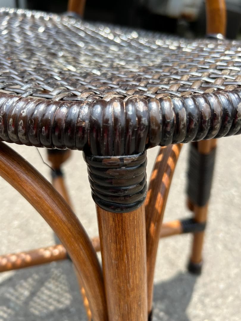 レア!! 熟練職人手作り こだわりの逸品！ツルヤ商店　籐源郷　スツール　ラタン