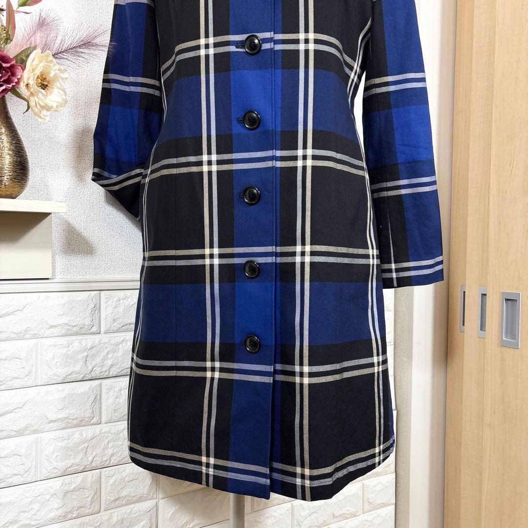 YORKLAND★　ロングコート　チェック柄　ライナー付き　レア　希少　アウター