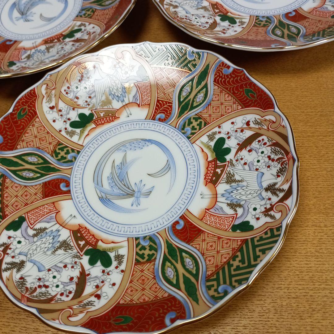 美濃焼 庫山窯 金彩 中皿5枚 セット