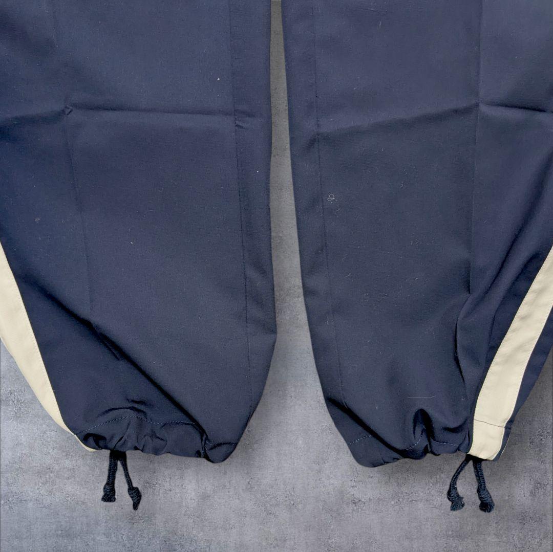 美品】００s adidas 紺色 ジャージ上下 太ライン ドローコード ｙ２ｋ