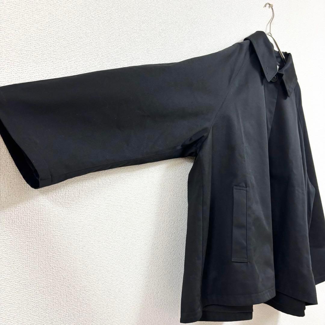 美品 2024 マルゥユナイテッドアローズ ステンカラーミドルコート 38 黒