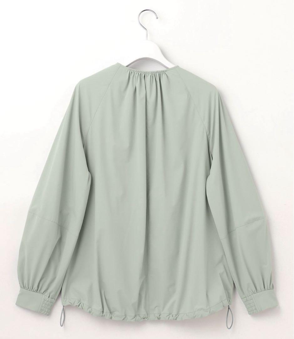 【洗える/撥水加工】ナイロン2WAYストレッチ ブルゾン　ブラウン