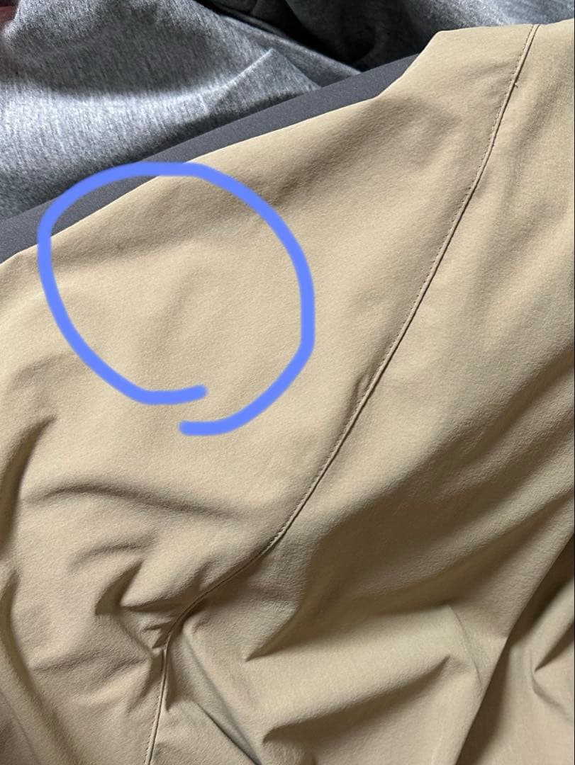 【洗える/撥水加工】ナイロン2WAYストレッチ ブルゾン　ブラウン