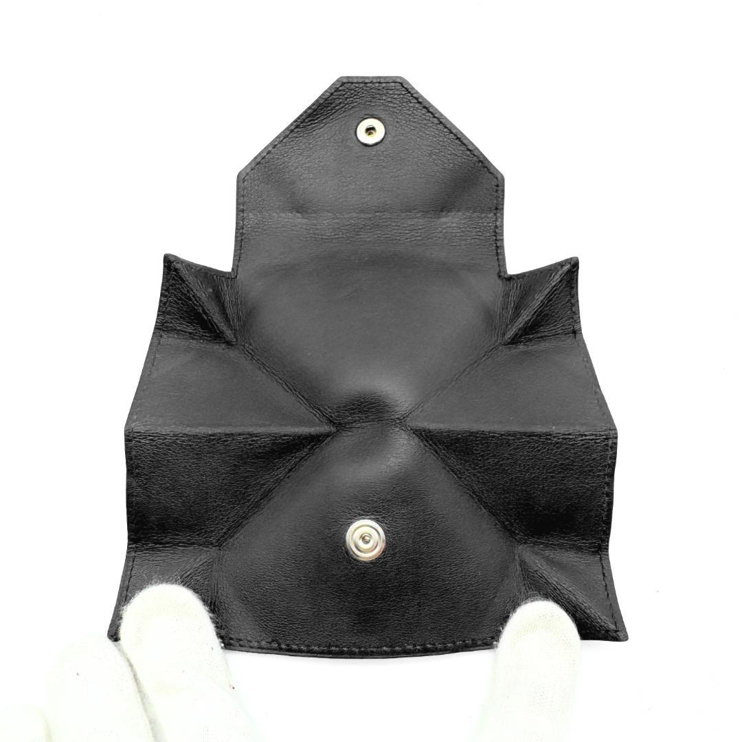 【美品】エルメス ルヴァンキャトル レザー ブラック ケース CA4