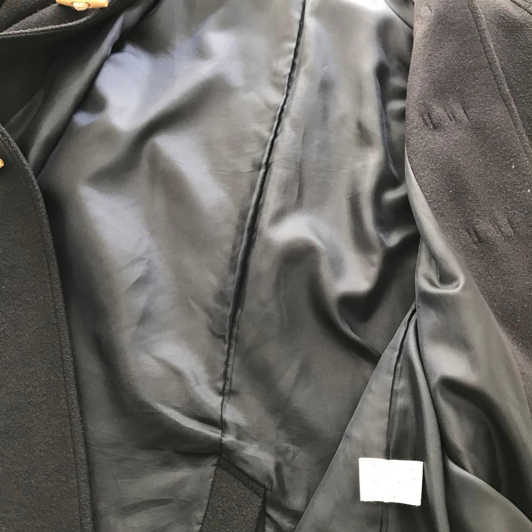 Ｂｏｎａｐｐｅｔｉｔ メルトンウール ロングダッフルコート 美品 38 紺