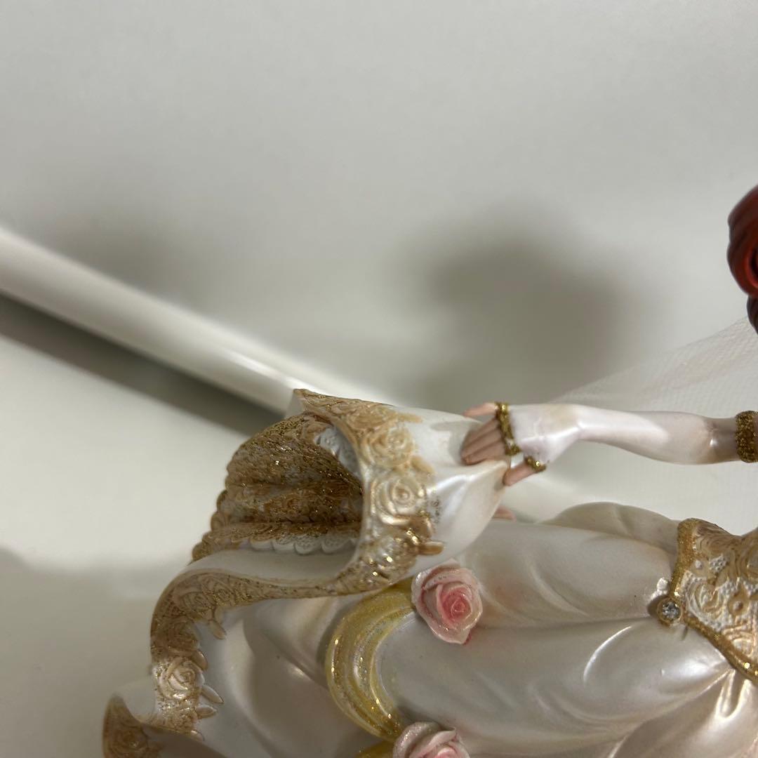 ディズニー 美女と野獣 ベル ウェディング フィギュア ブライダル クチュール