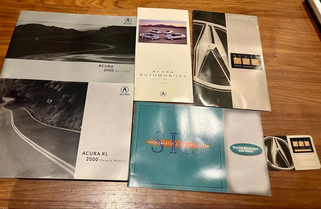 【びいき】ACURA アキュラ　オーナーズマニュアル