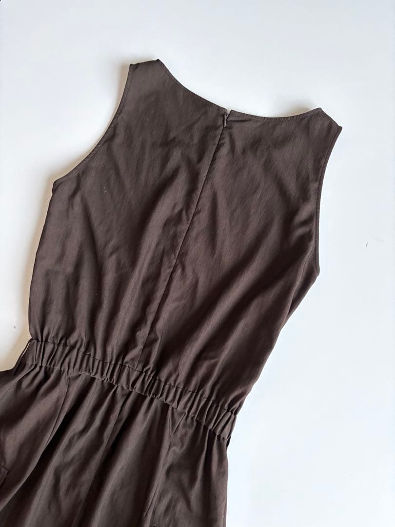 2025美品定価4.4万★ウィムガゼット オックスオールインワン　ブラウンパンツ