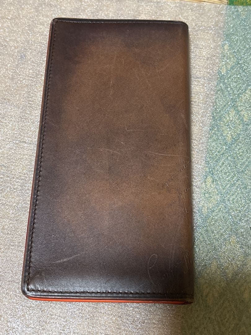BERLUTI 二つ折り財布 ブラウン