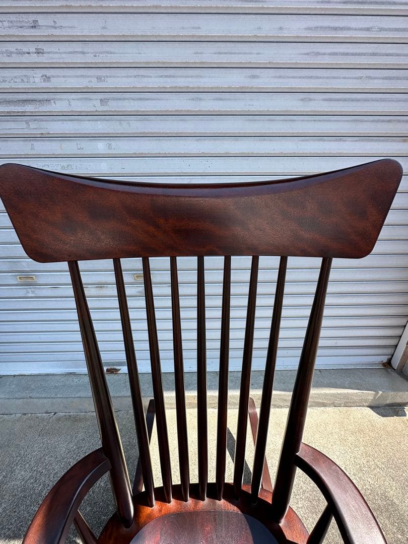松本民芸家具　Ｊ型ロッキングチェア　肘掛け椅子　イス　定価242,000円