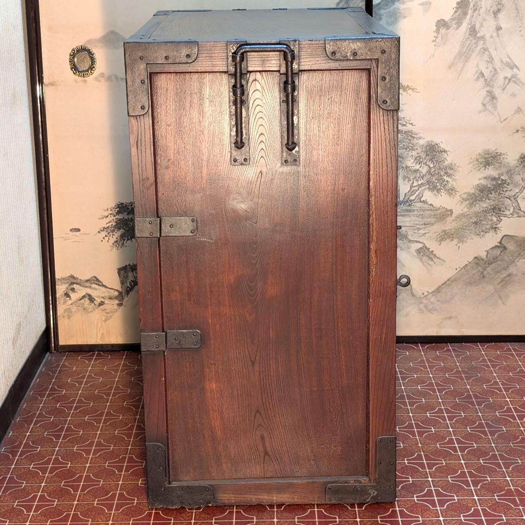 舟箪笥　帳場家具　時代家具　時代箪笥 骨董品　アンティーク　レトロ
