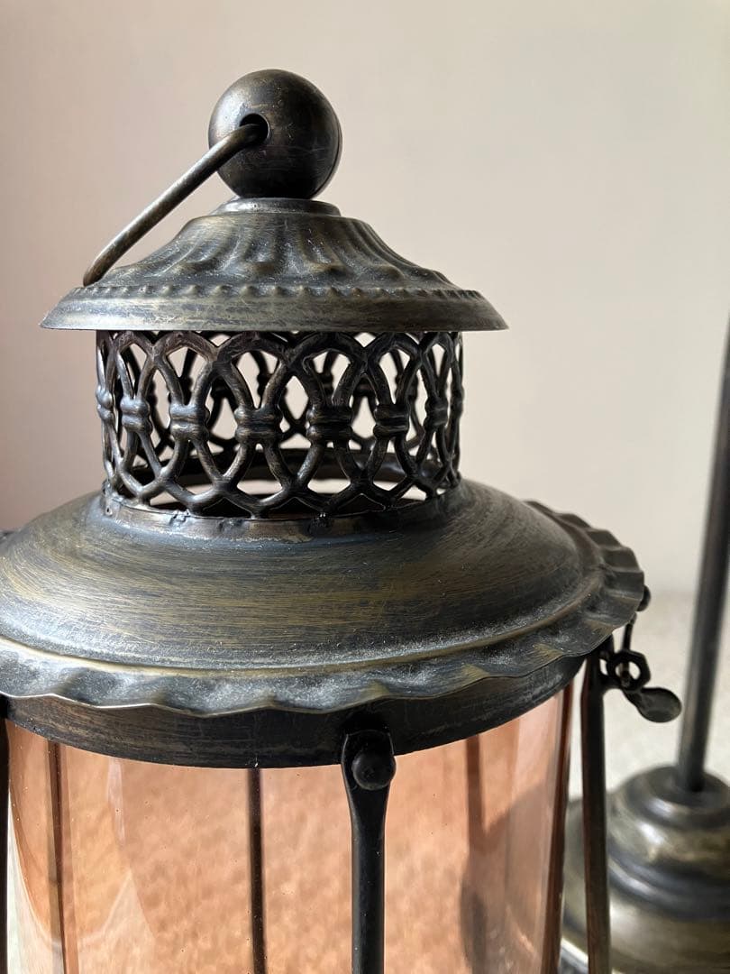 【直接引き取り】アンティーク調 ランタン クラシック アジアン雑貨