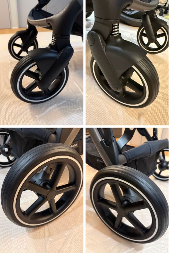 【サイベックス】2人乗りベビーカー ガゼルS トラベルシステム クラウドGセット