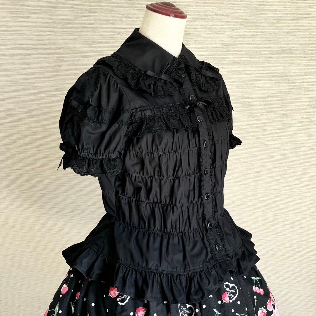 Angelic pretty お袖取り外し2wayブラウス ブラック