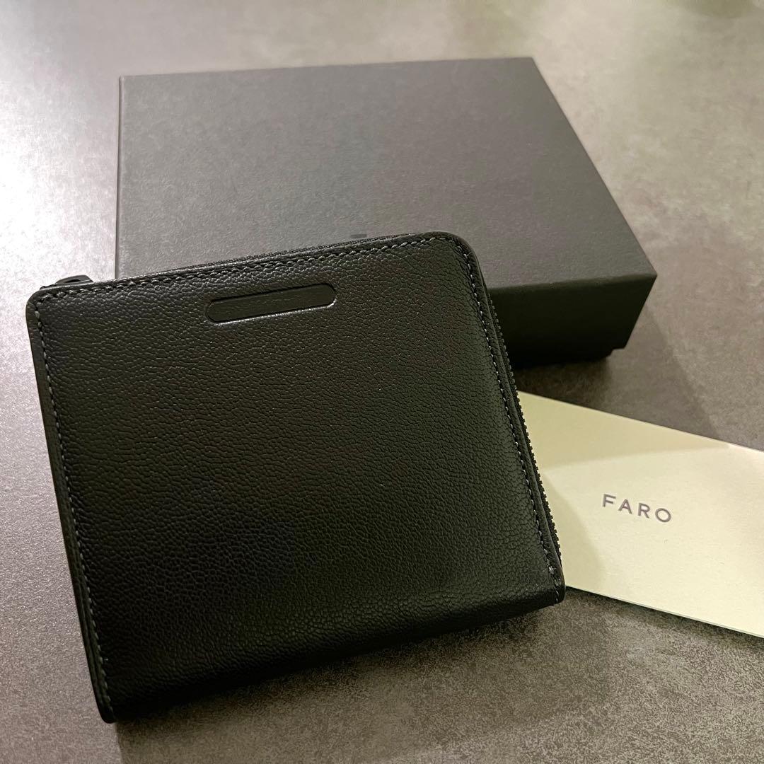 【FARO】コンパクト財布　L字ファスナー　トラベルウォレット