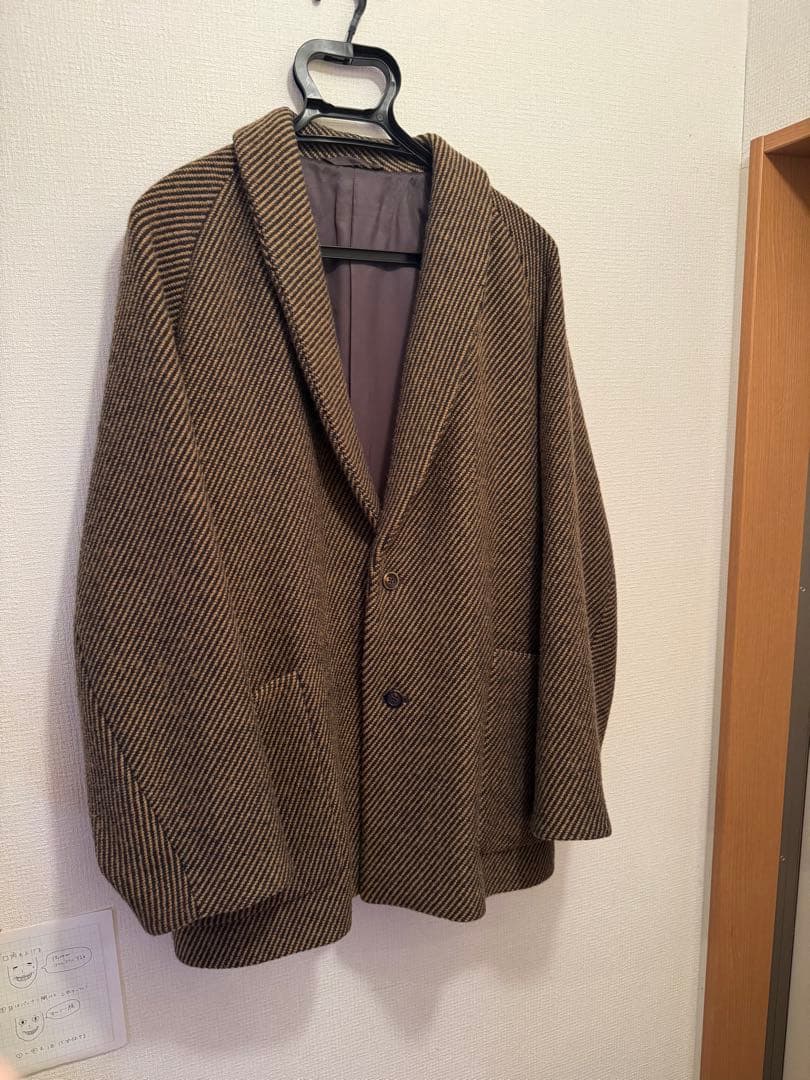 Phlannèl Wool Roving Twill Short Coat