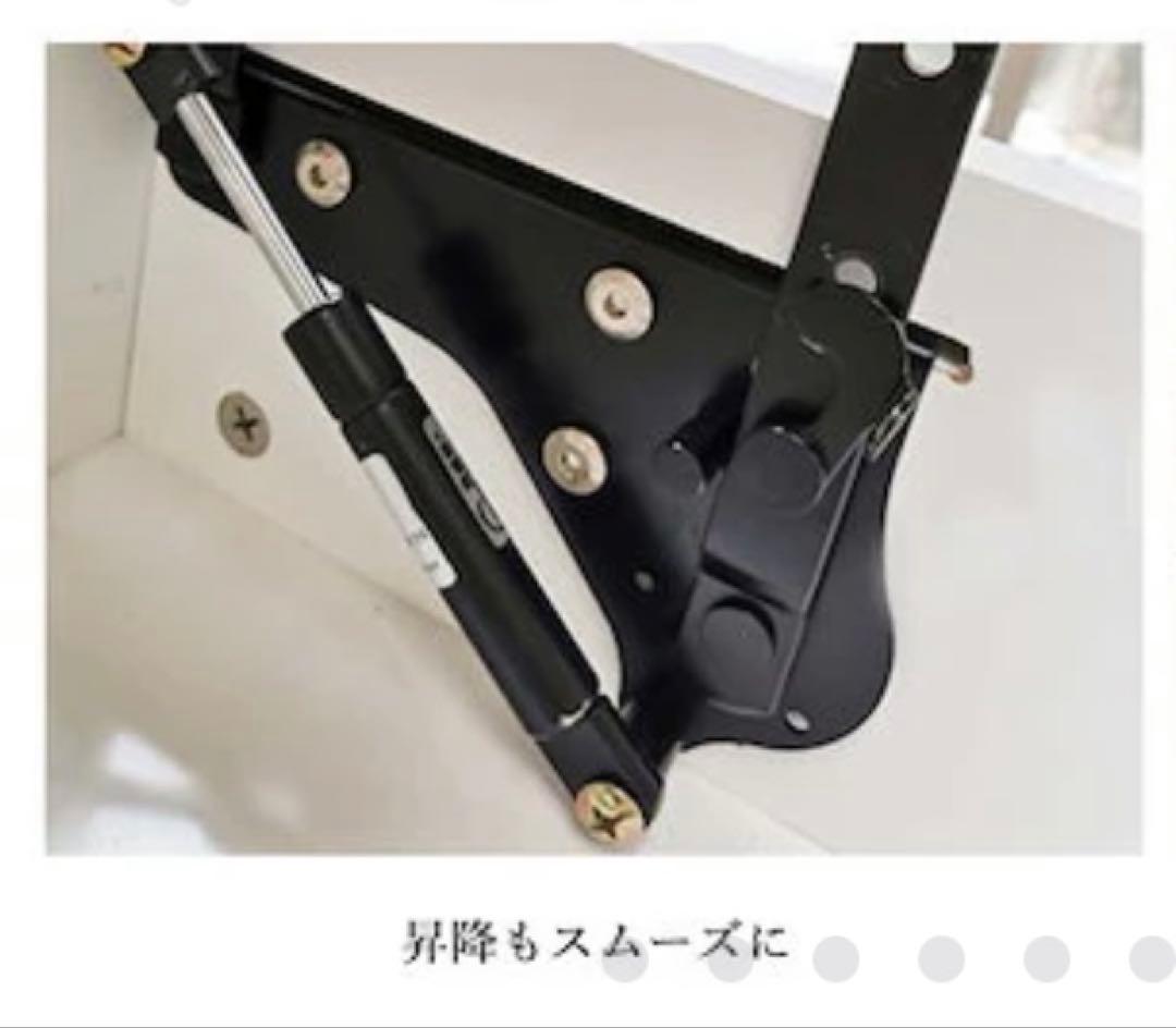 昇降式テーブル コンパクト 収納付き木目調センターテーブル