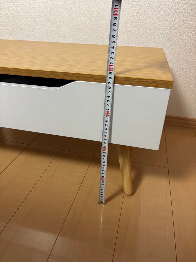 昇降式テーブル コンパクト 収納付き木目調センターテーブル