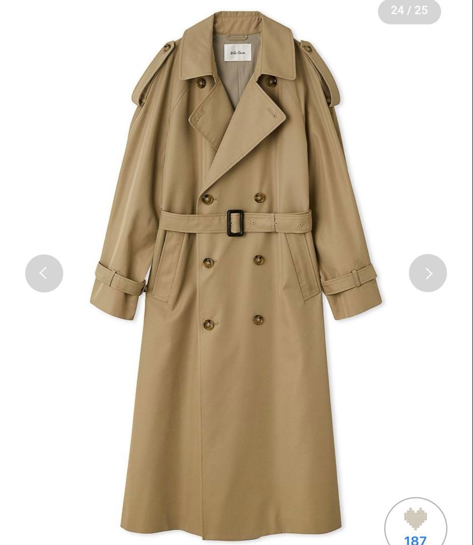 mooo　ミラオーウェン　オーバーサイズトレンチコート