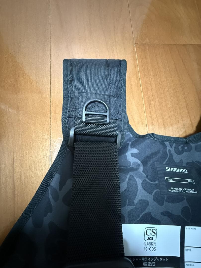 ゆ*3様 SHIMANO ゲームベスト VF-068T ブラック