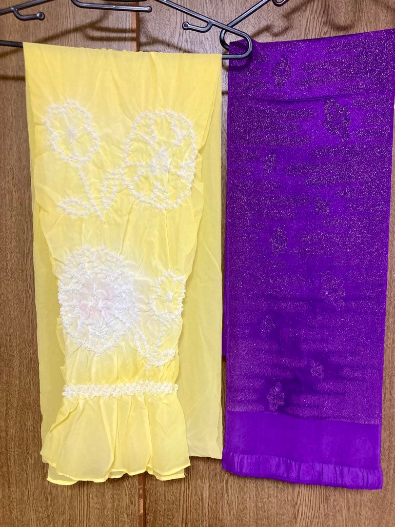 七五三 3歳正絹着物　被布セット　紅一点　花柄