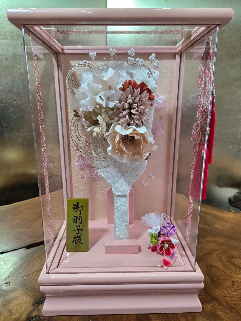 【展示品限り】正月飾り　羽子板　ケース飾り　※閉店セール　H24