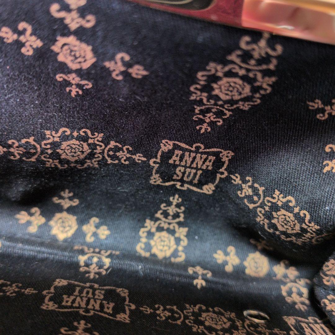 ANNASUI 星型エンボス 二つ折り財布.未使用に近い