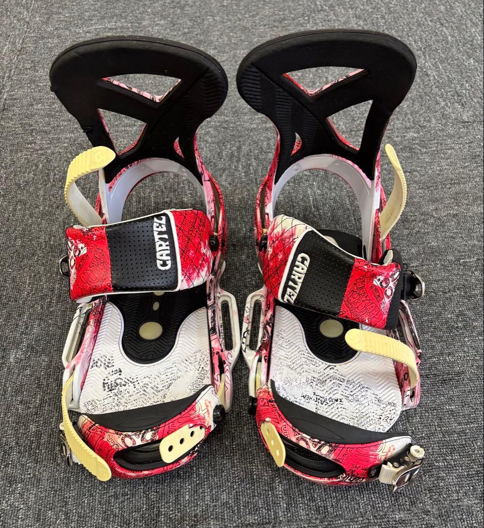 BURTON CARTEL EST バートン ビンディング Lサイズ 赤/白